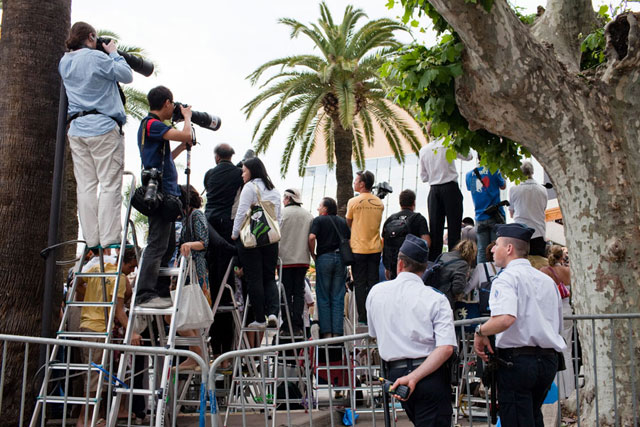 La foule de paparazzis cannois (c) Sébastien Dolidon