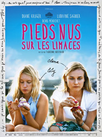 Affiche du film Pieds nus sur les limaces, de Fabienne Berthaud