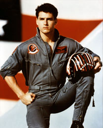 Tom Cruise a fière allure dans Top Gun