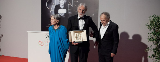 Voilà, Cannes, c'est fini. Cette année, ce n'est pas la Palme d'or qui aura créé la surprise, mais plutôt les autres prix. Le film de Michael Haneke, magnifique, mérite largement cette récompense, et...