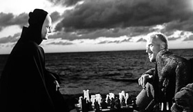 Scène d'échecs du Septième Sceau, d'Ingmar Bergman