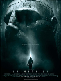 L'affiche de Prometheus, de Ridley Scott