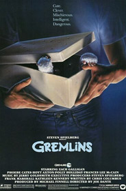 L'affiche originale de Gremlins, de Joe Dante