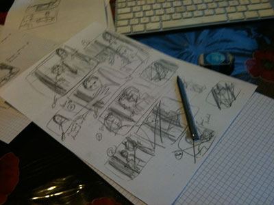 Un storyboard