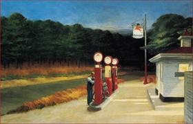 Gas, Edward Hopper