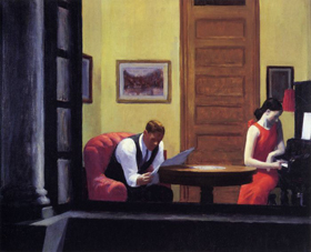 Room in New York, Edward Hopper