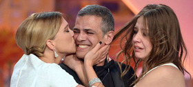 Abdellatif Kechiche et ses deux actrices, lauréats de la Palme d'or 2013