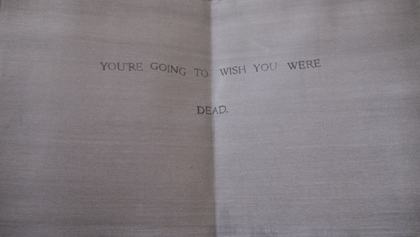 Mister Babadook, le livre d'Alex Juhasz et Jennifer Kent : "you're going to wish you were dead"